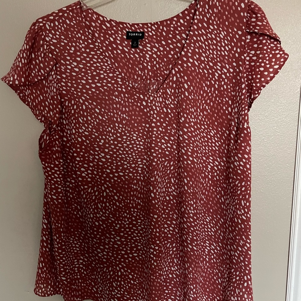 Women’s 2x Beautiful short sleeve blouse from Torrid
